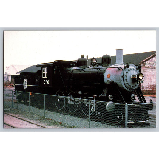 Wilmington NC North Carolina Train #250 Baldwin Atlantic Coast Line Postcard