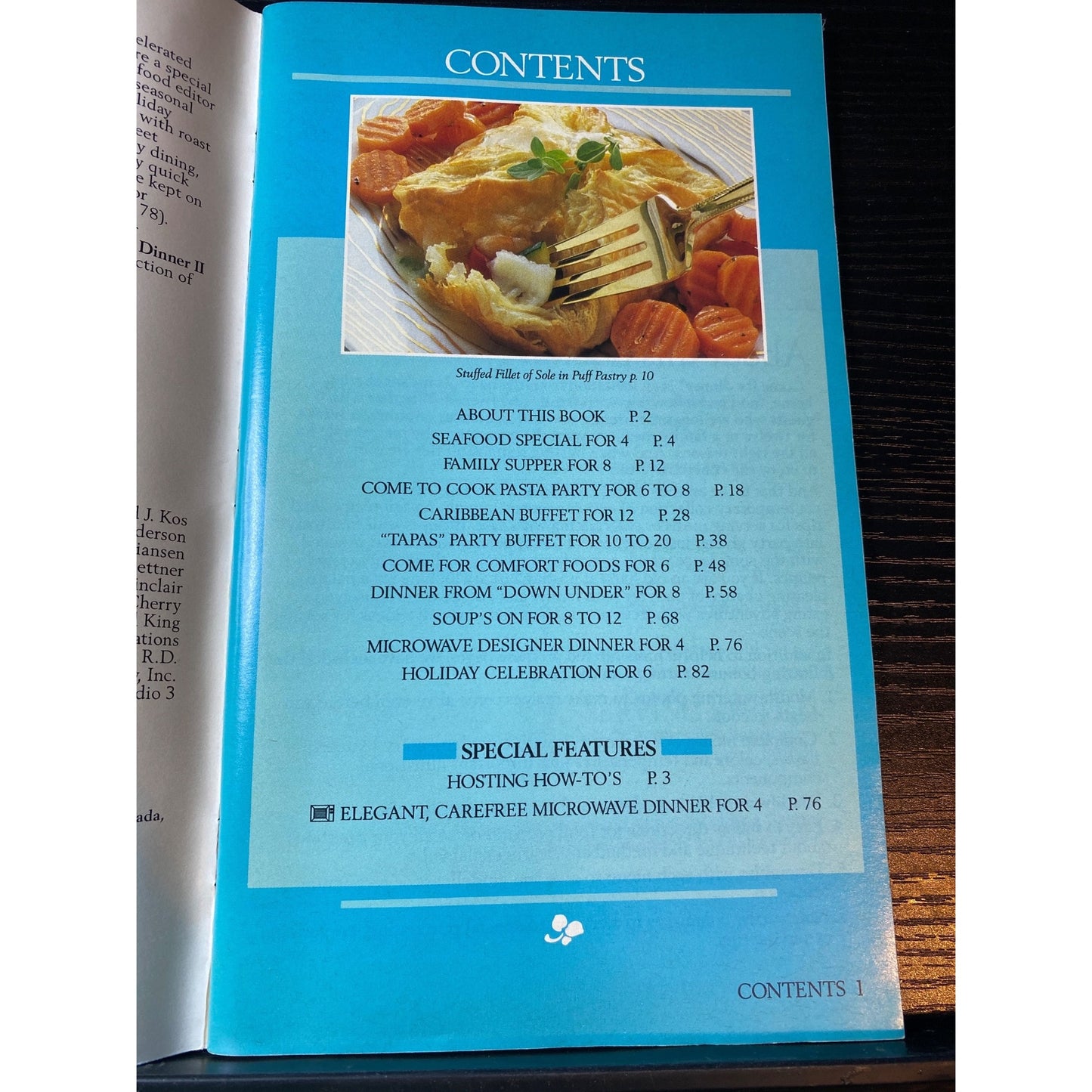 Pillsbury Classic Cookbook Booklet Come For Dinner II 1988 10 Meals With Menus