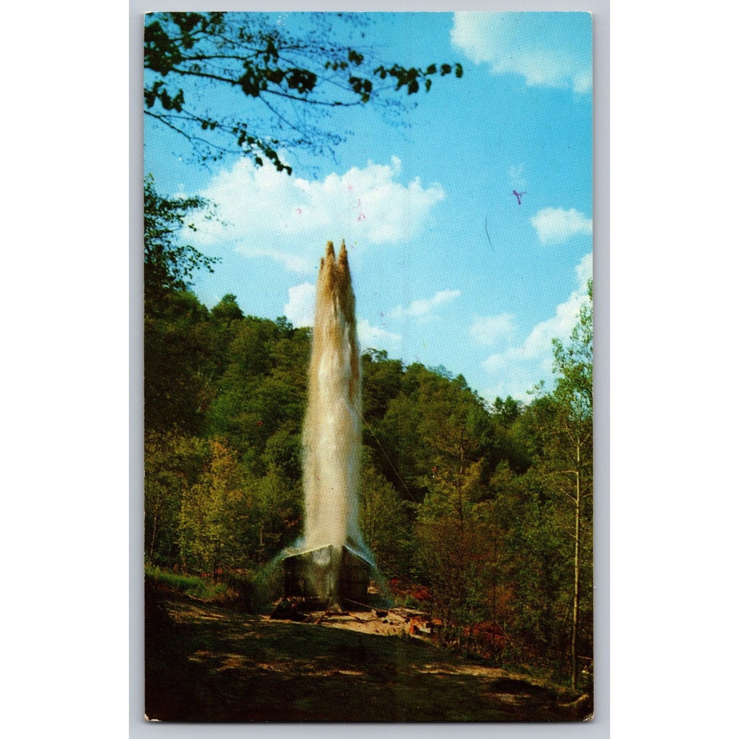 Butler PA Pennsylvania Oil Well Shooting Modern-Ad Chrome Postcard