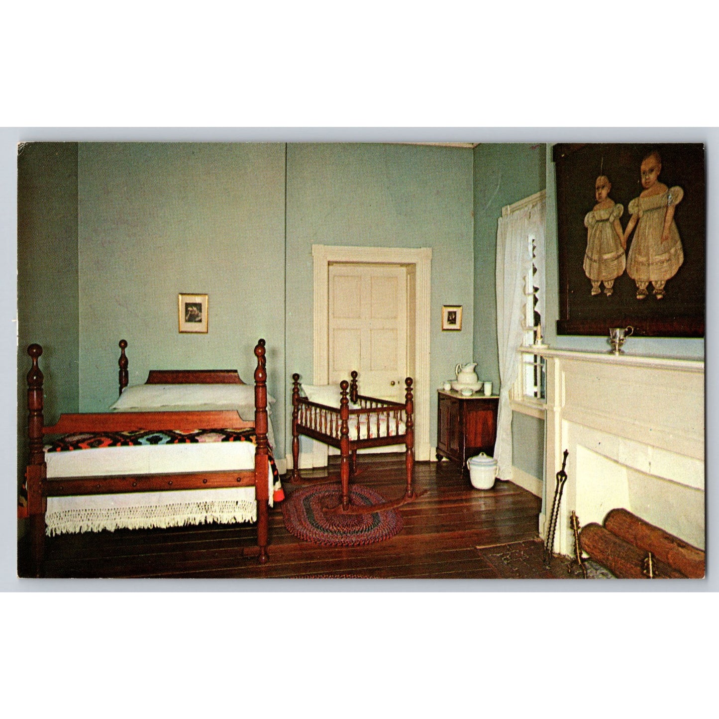 Nashville TN Tennessee Hermitage Andrew Jackson's Home Nursery Chrome Postcard