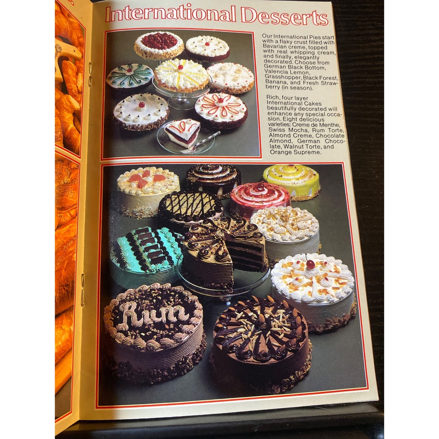 Kroger Party Guide Catering Brochure With Deli Trays International Desserts 80s