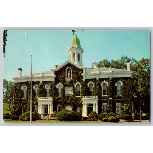 Plymouth MA Massachusetts Courthouse Chrome Postcard Unused South Shore Novelty