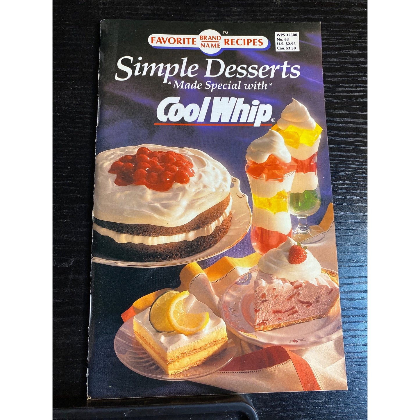 Favorite Brand Name Recipes Simple Desserts Made Special With Cool Whip Cookbook