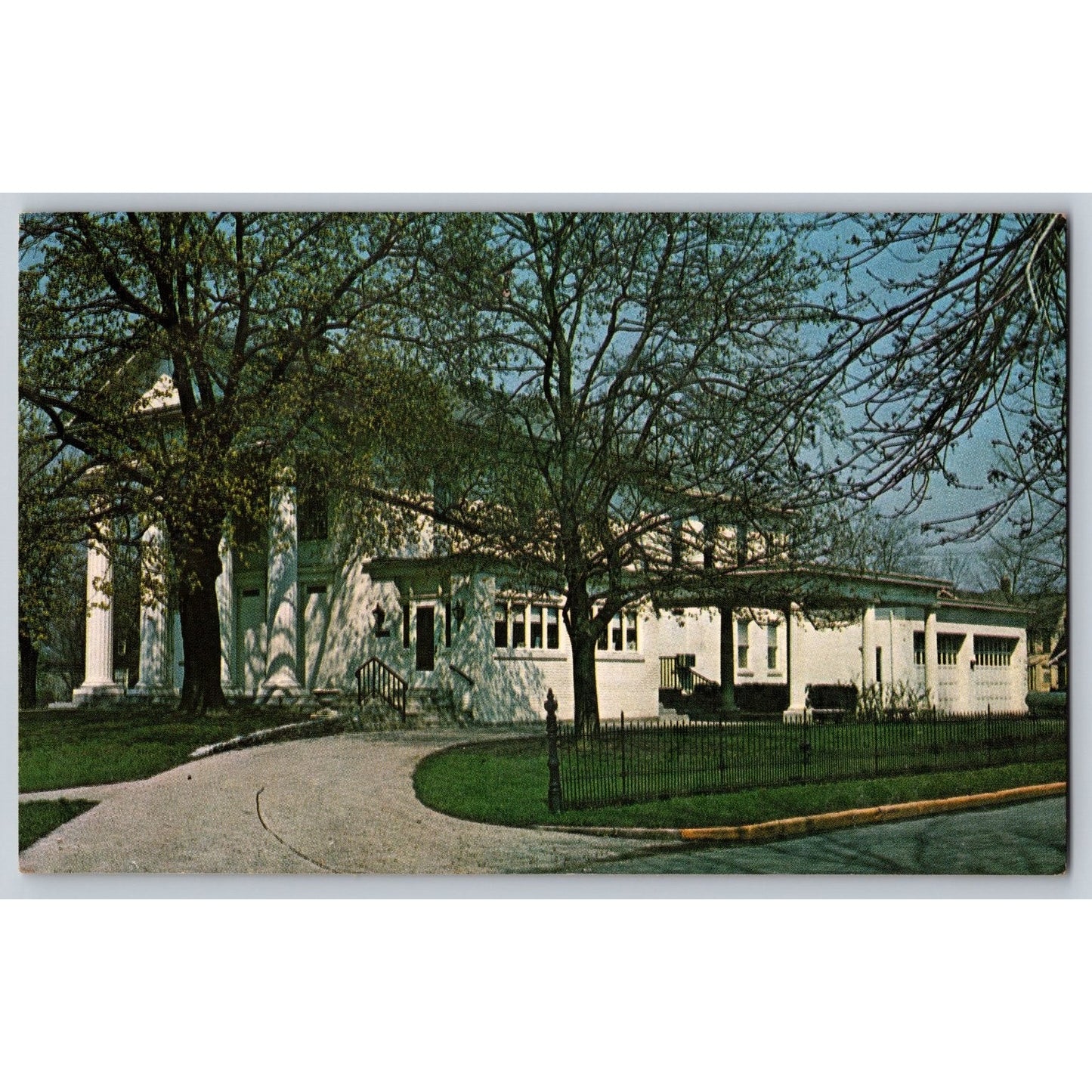 Anderson IN Indiana Alford House Chrome Postcard Unused David L Dailey