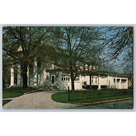 Anderson IN Indiana Alford House Chrome Postcard Unused David L Dailey