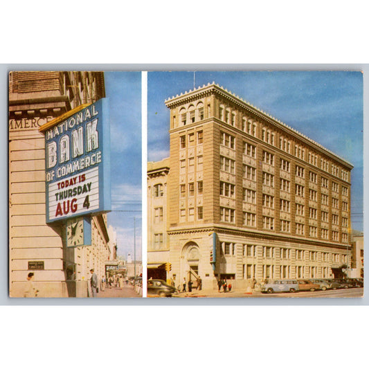 Lincoln NE Nebraska National Bank Of Commerce Chrome Postcard Unused