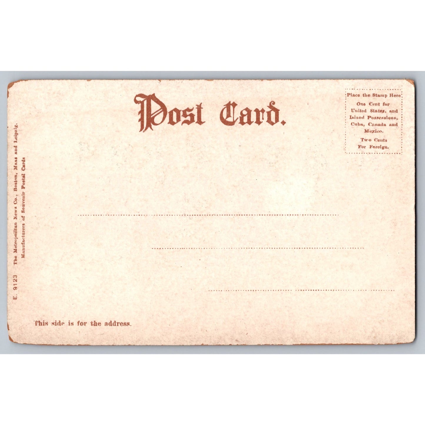 Philadelphia PA Pennsylvania Girard College Undivided Back Postcard Unused