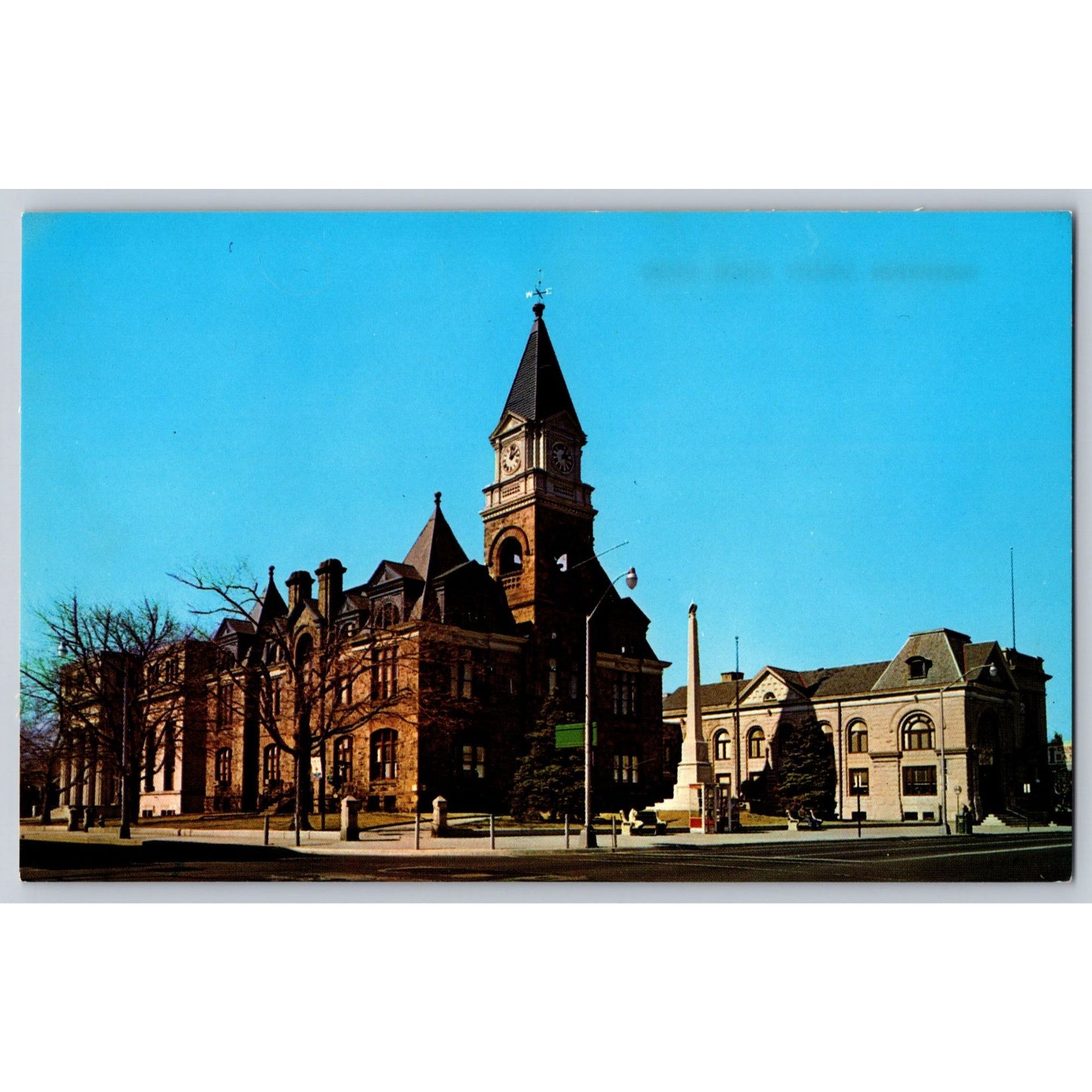 Woodbury NJ New Jersey Gloucester County Court House 1962 Chrome Postcard Unused