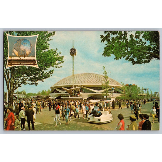 New York City NY 1964-65 World's Fair General Electric Pavilion Postcard Used