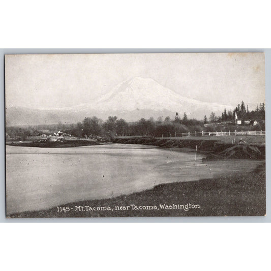 Tacoma WA Washington Mt Tacoma Early 1900s Postcard Unused Pacific Novelty Co