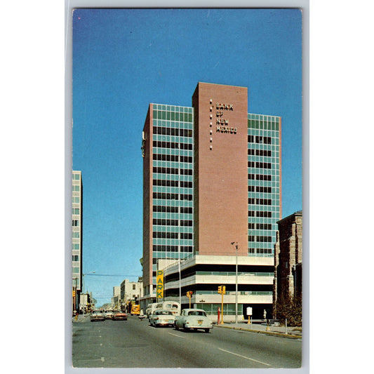 Albuquerque NM New Mexico Bank Of New Mexico Chrome Postcard Unused 1960s