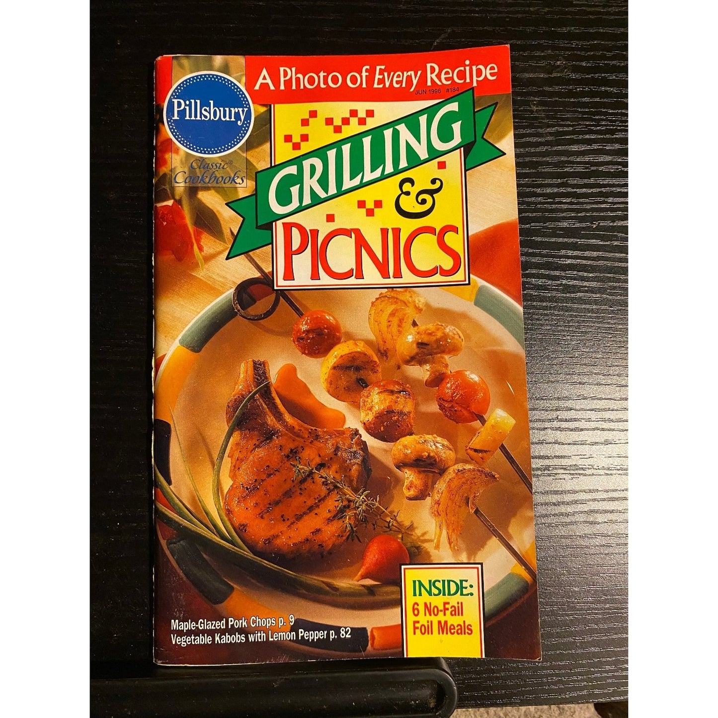 Pillsbury Classic Cookbook Booklet June 1996 #184 Grilling & Picnics Recipe