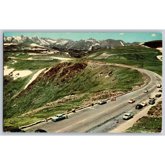 Estes Park CO Colorado Rocky Mountain National Park 1950s Chrome Postcard Unused