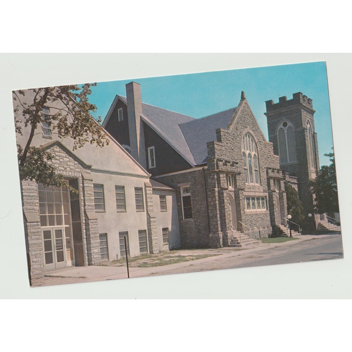 Lewes DE Delaware Lewes Methodist Church Chrome Postcard Unused