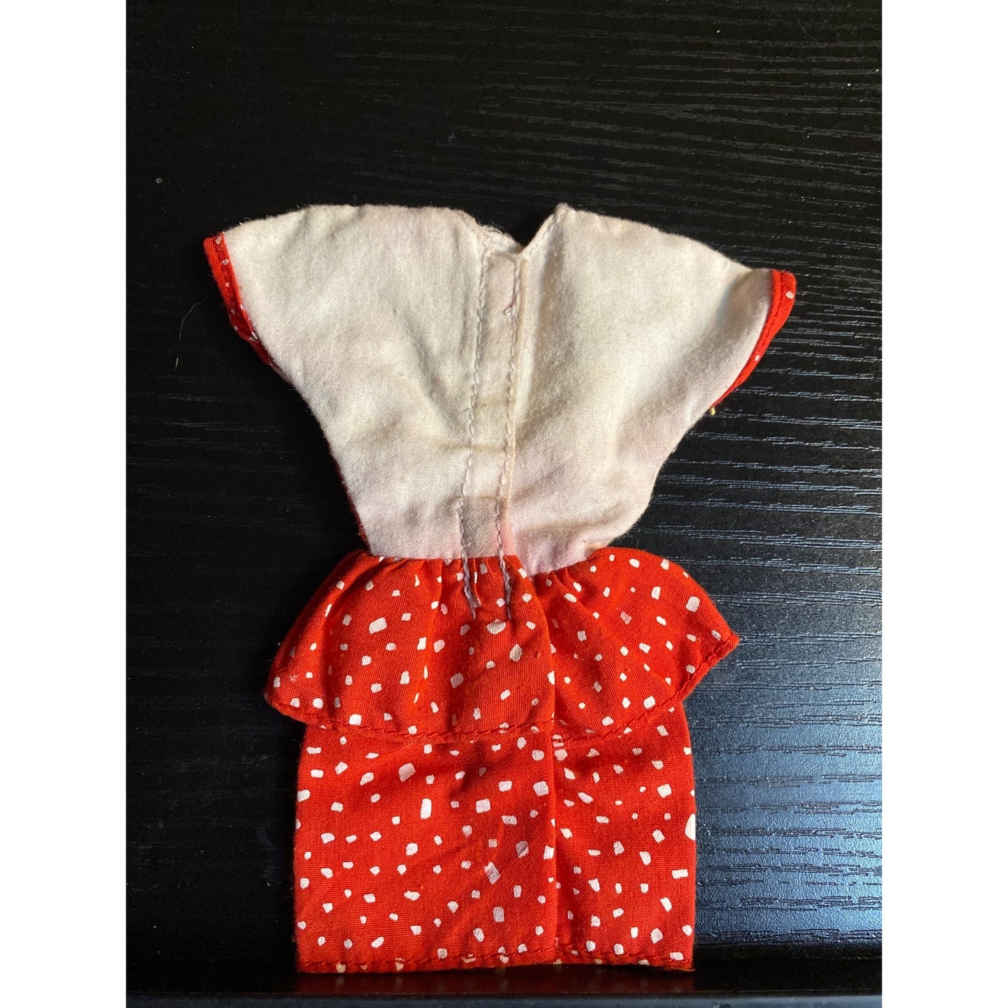 Barbie Fashion 4827 My First Barbie 1990 Red White Polka Dot Jumper Dress