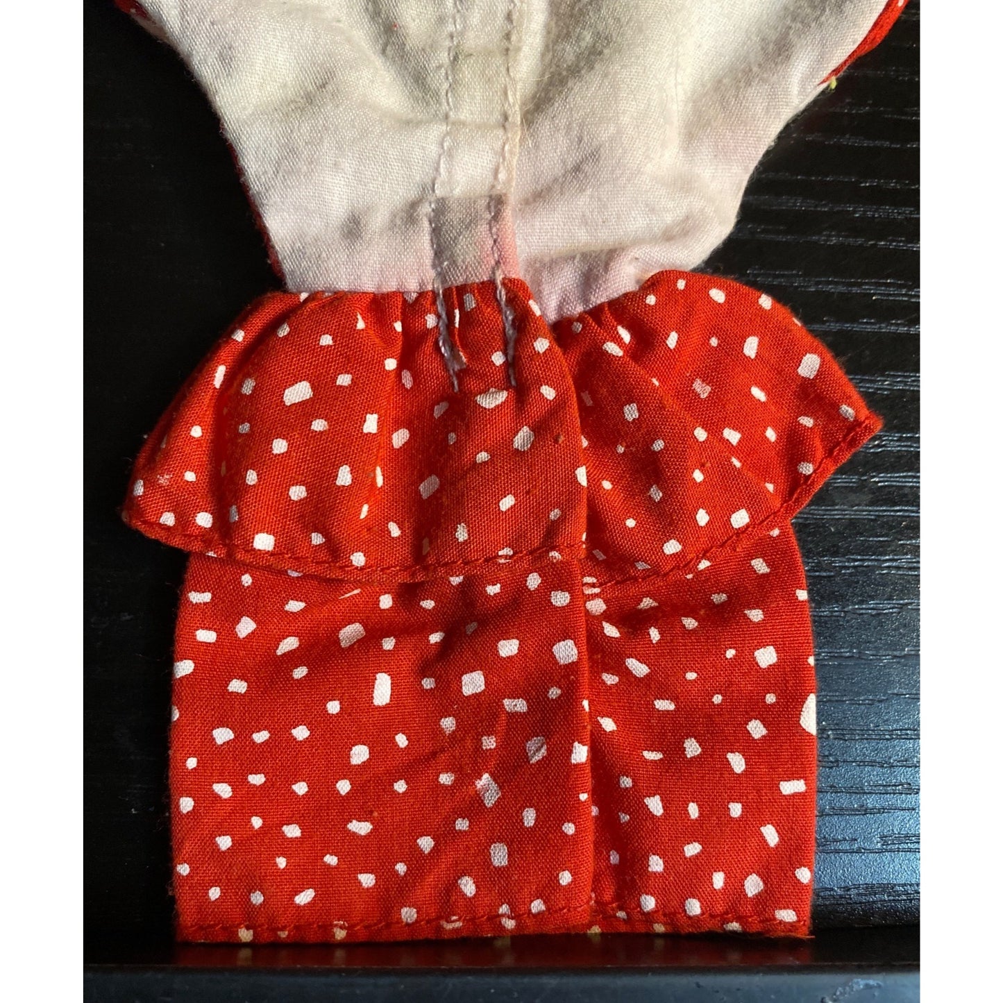 Barbie Fashion 4827 My First Barbie 1990 Red White Polka Dot Jumper Dress