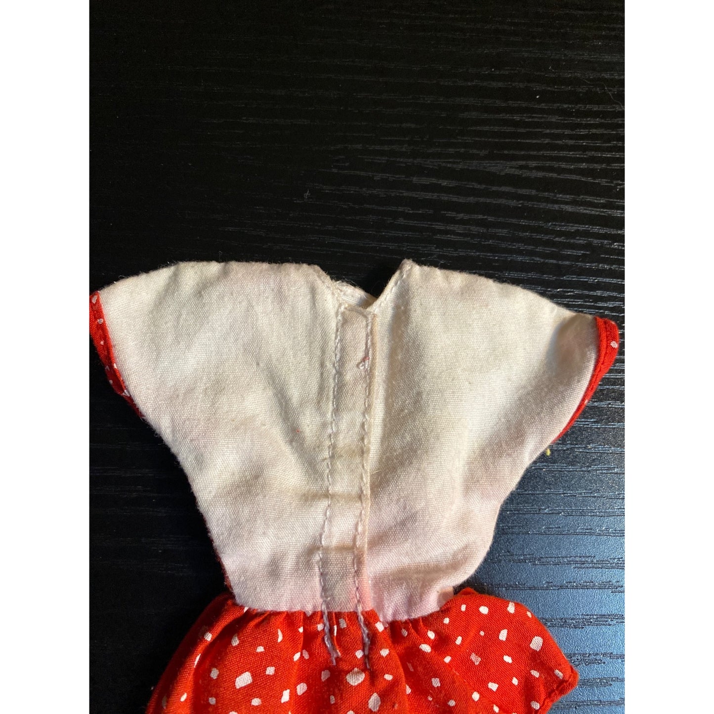 Barbie Fashion 4827 My First Barbie 1990 Red White Polka Dot Jumper Dress