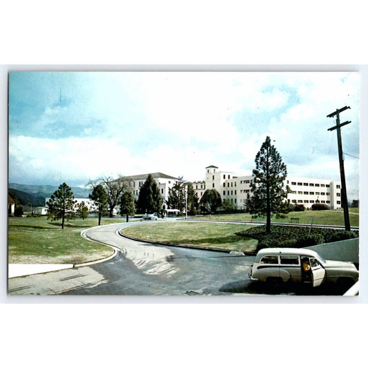 Veteran's Home CA California Nelson M Holderman Hospital Chrome Postcard Unused