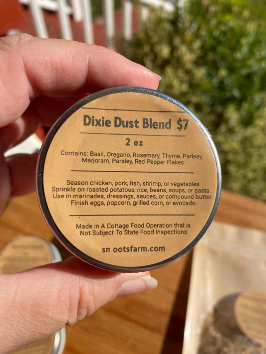 Dixie Dust Blend Handcrafted 2 oz