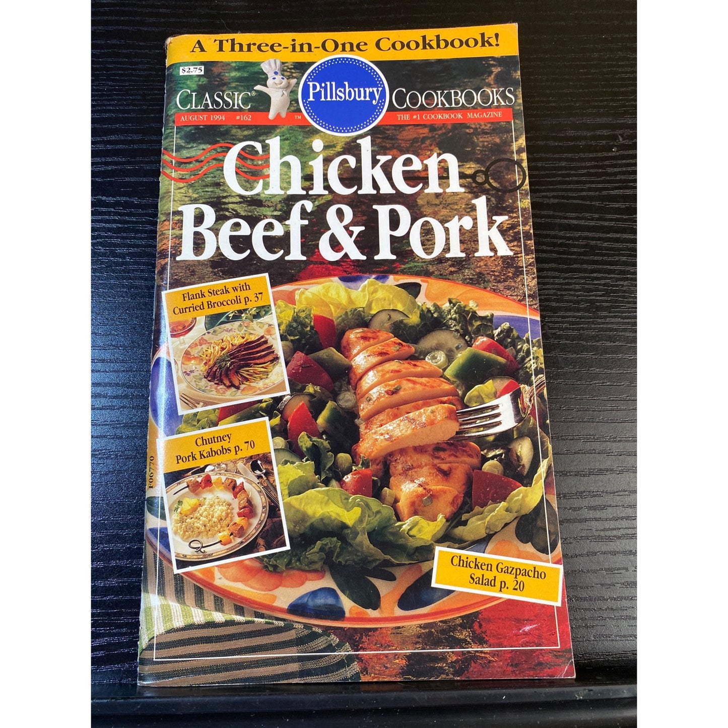 Pillsbury Classic Cookbook Booklet Chicken Beef And Pork Aug 1994 85+ Recipes