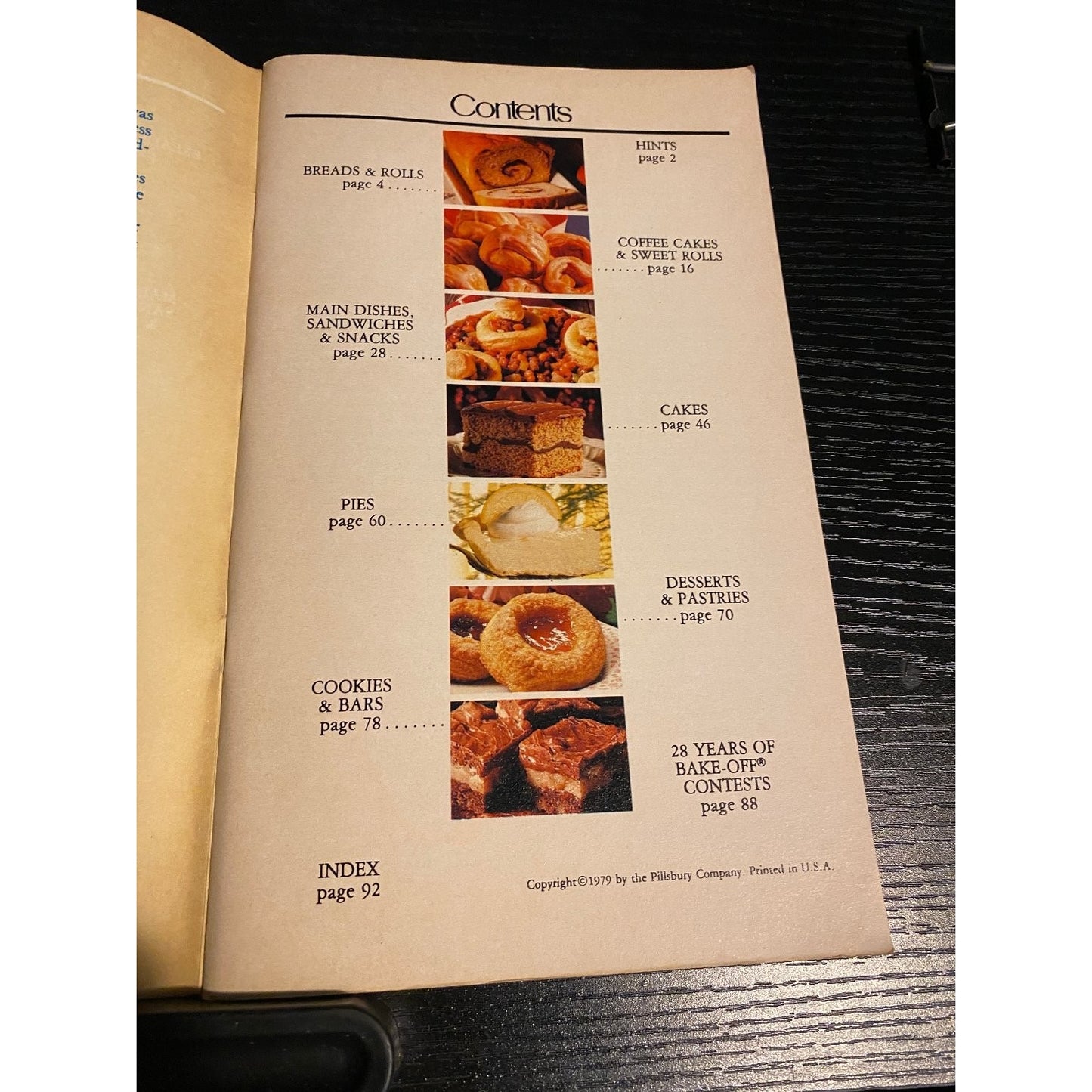 Pillsbury Classic Cookbook Booklet 1979 Bake-Off Favorite Winners Recipes