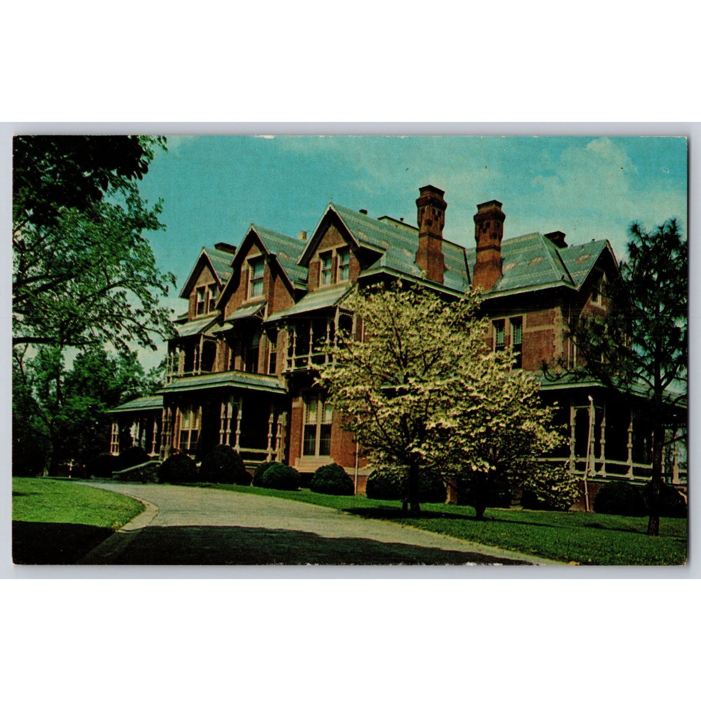 Raleigh NC North Carolina Governors Mansion Chrome Postcard Unused Dexter Press