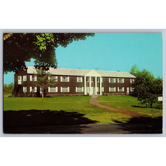 Chautauqua NY New York Institution Lincoln Dormitory Postcard Curteich Color