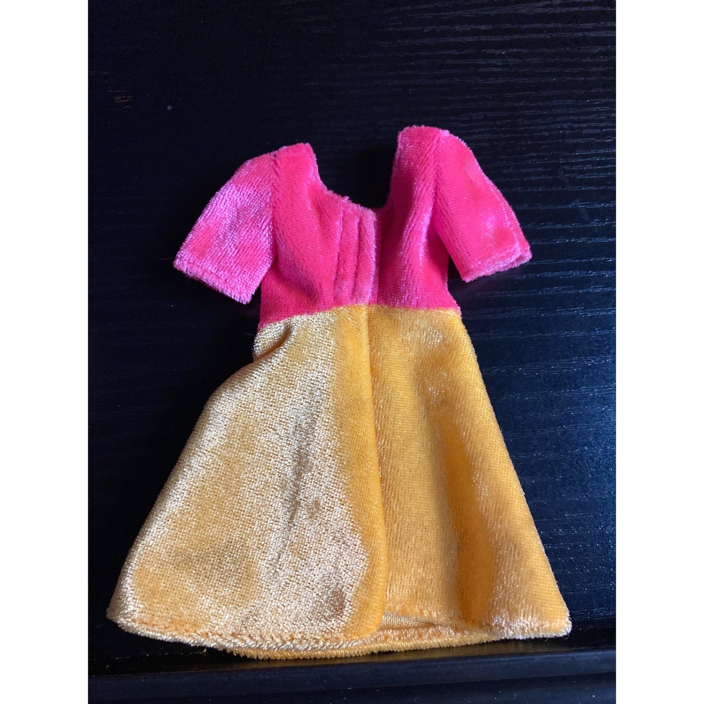 Barbie Fashion Avenue 14980 Pink Yellow with Tag 1996 Vintage Dress