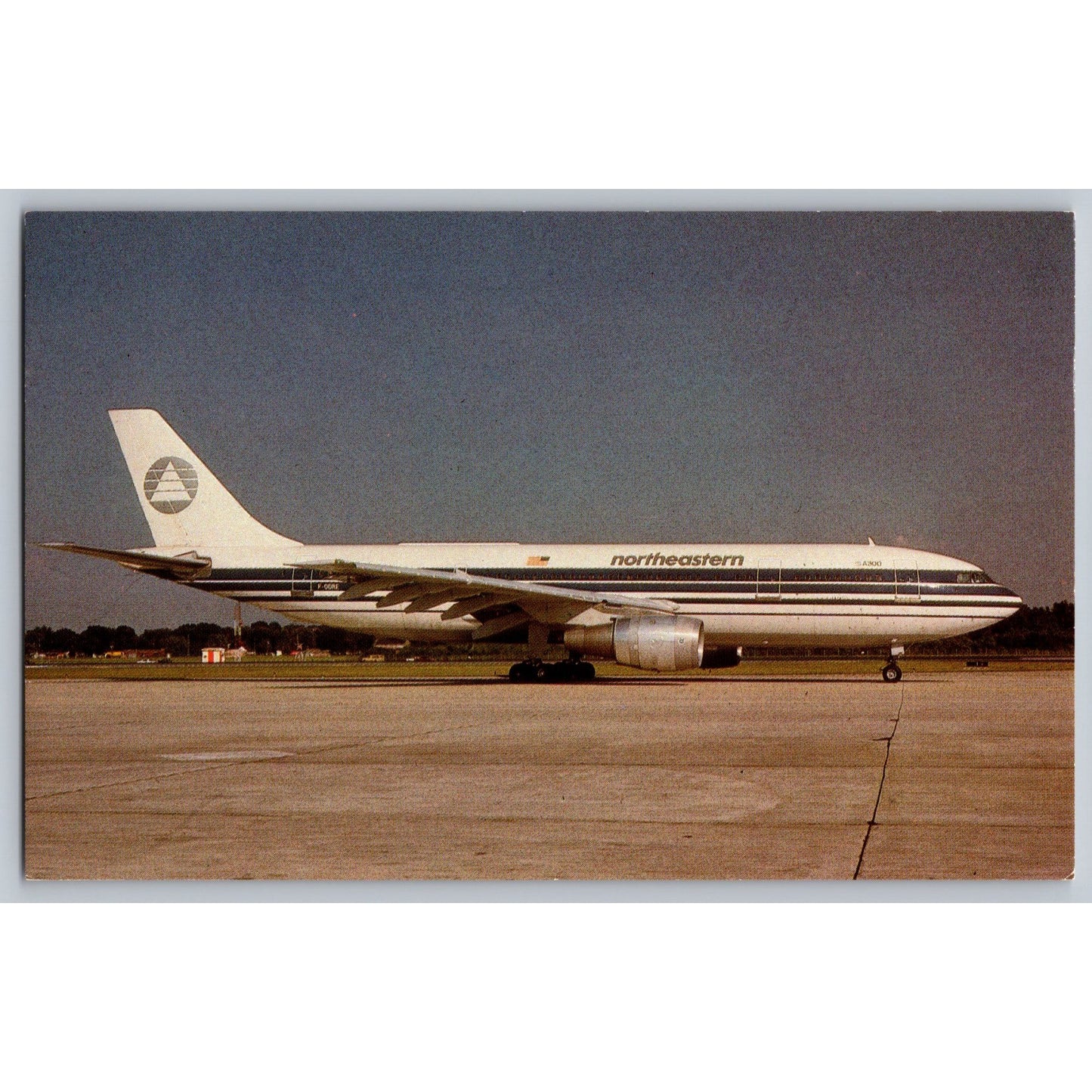 New Orleans LA Northeastern International Airways Airbus A300 Postcard Airline