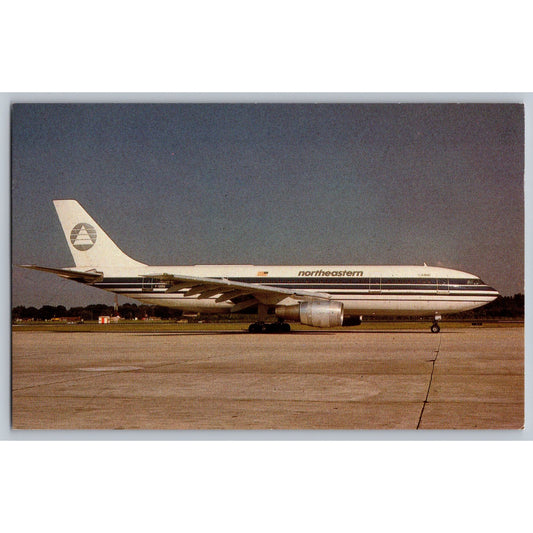 New Orleans LA Northeastern International Airways Airbus A300 Postcard Airline
