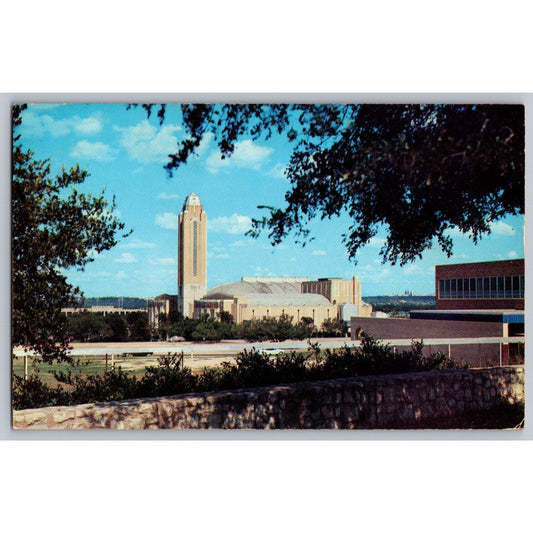 Fort Worth TX Texas Will Rogers Memorial Coliseum Chrome Postcard Unused