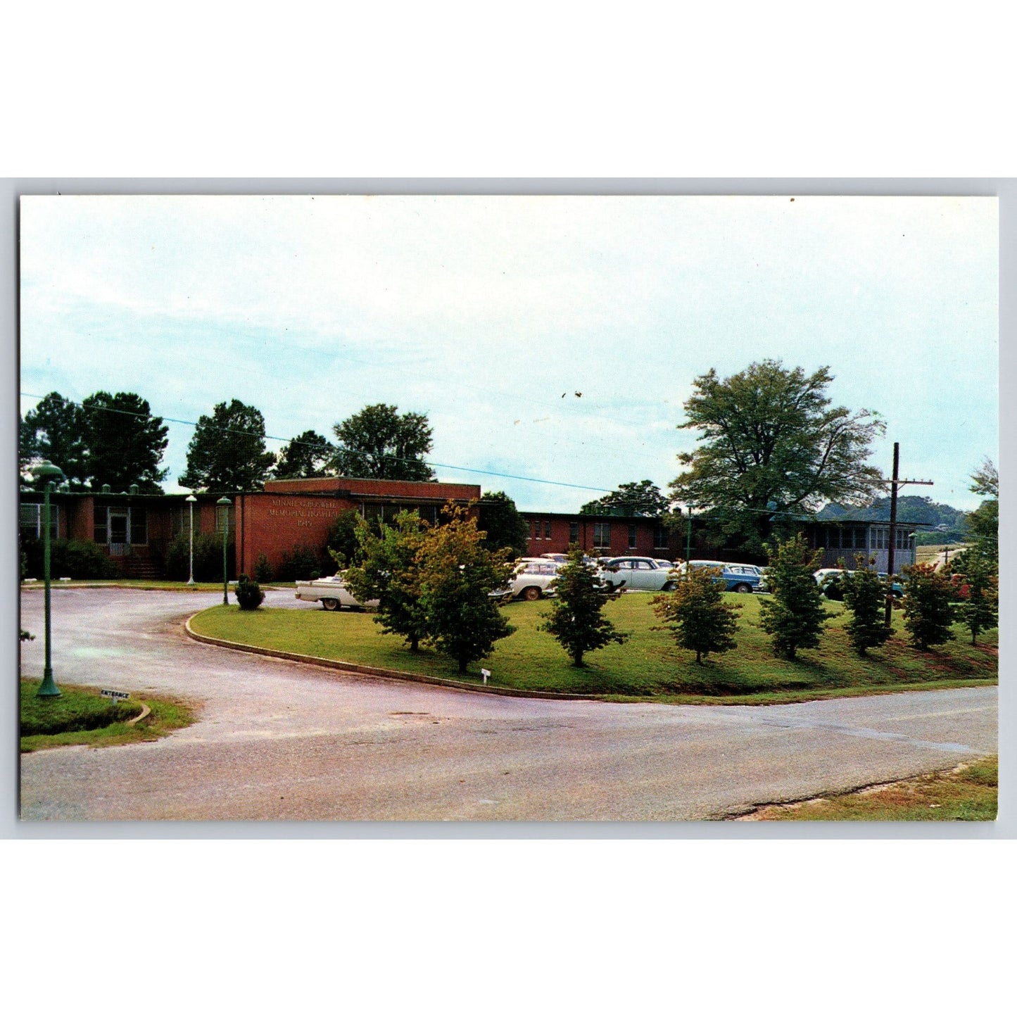 Postcard GA Georgia Greensboro Minnie G. Boswell Memorial Hospital Chrome Unused