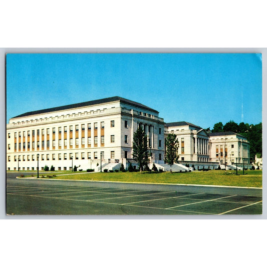 Frankfort KY Kentucky State Capitol Annex Chrome Postcard George A Hill Studios