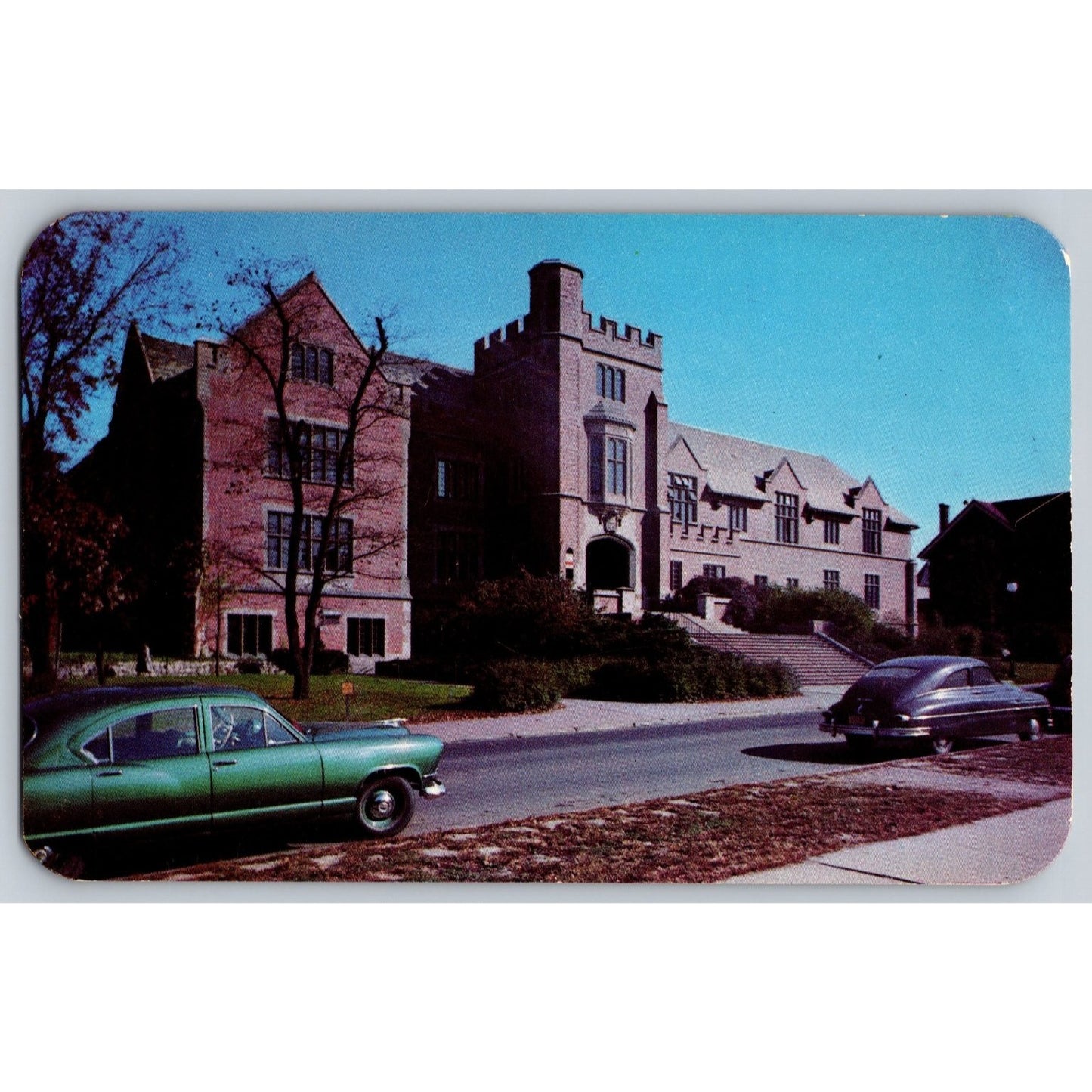 Columbus OH Ohio Columbus State University Women's Activities Building Postcard