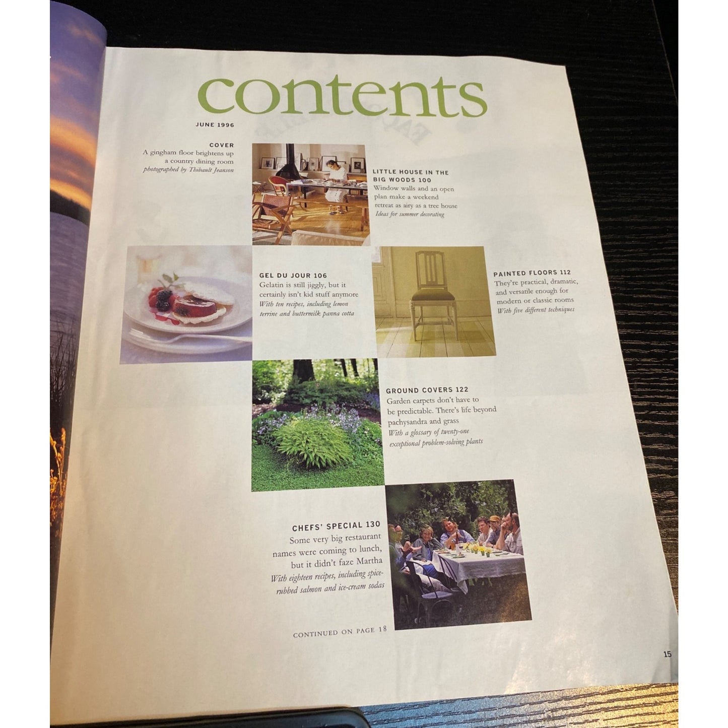 Martha Stewart Living Magazine June 1996 Painted Floors Gourmet Picnic