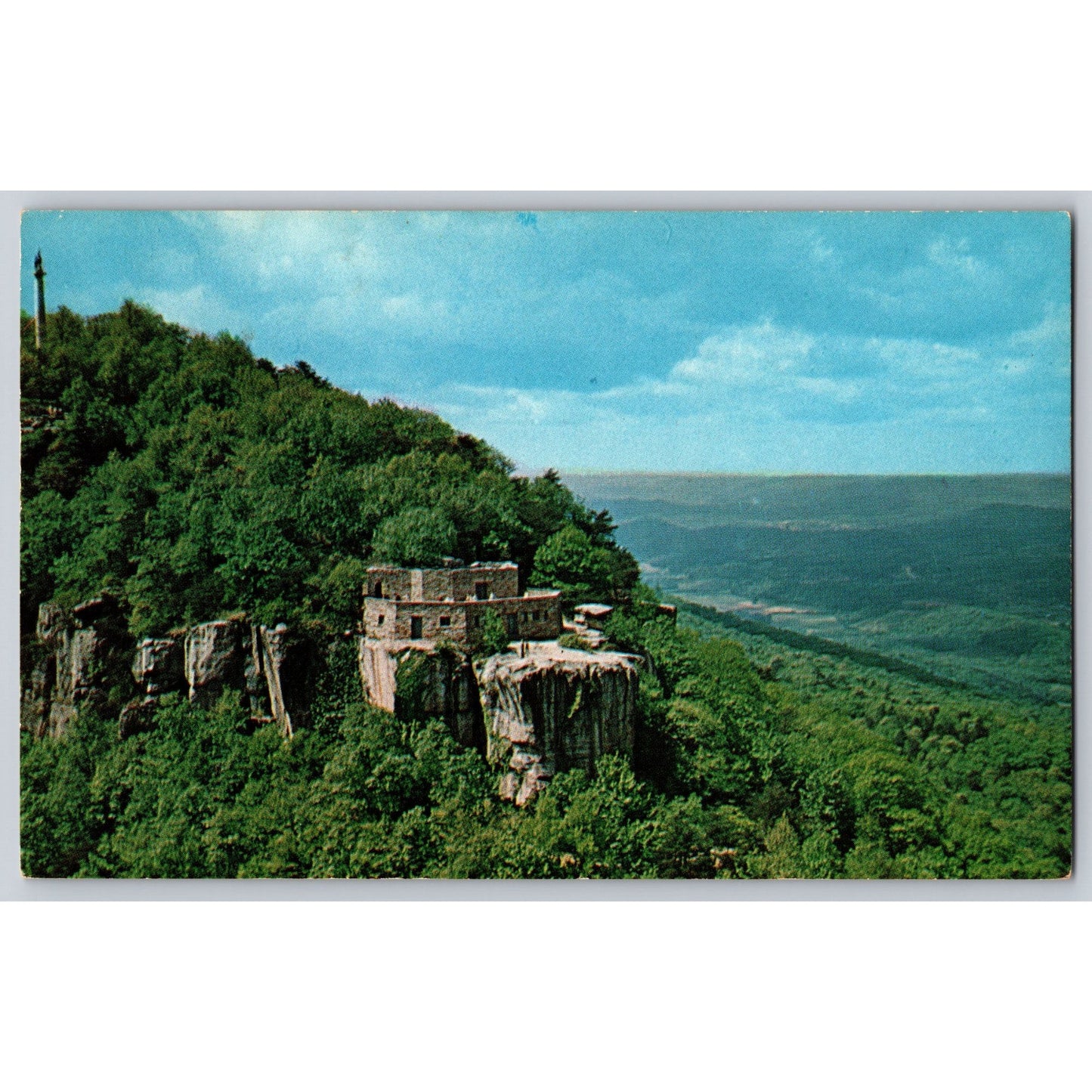 Chattanooga TN Tennessee Lookout Mountain Ochs Memorial Building Chrome Postcard