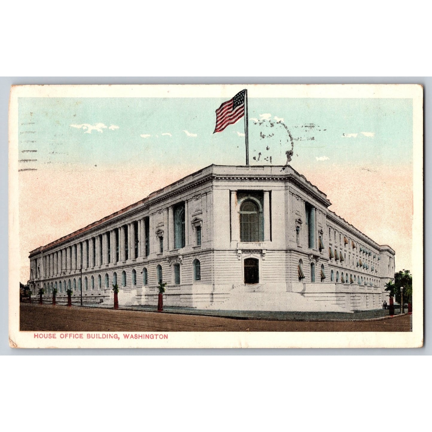 Washington DC House Office Building 1914 Undivided Back Postcard B S Reynolds