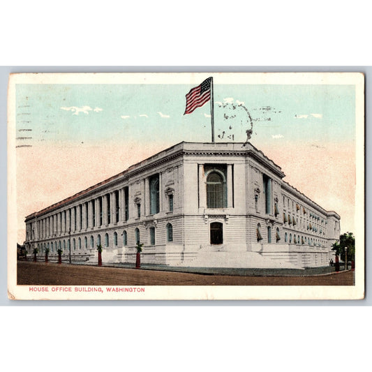 Washington DC House Office Building 1914 Undivided Back Postcard B S Reynolds
