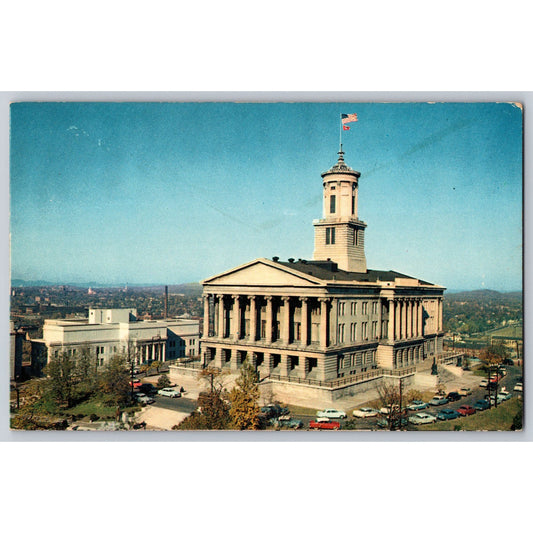 Nashville TN Tennessee State Capitol Chrome Postcard Unused