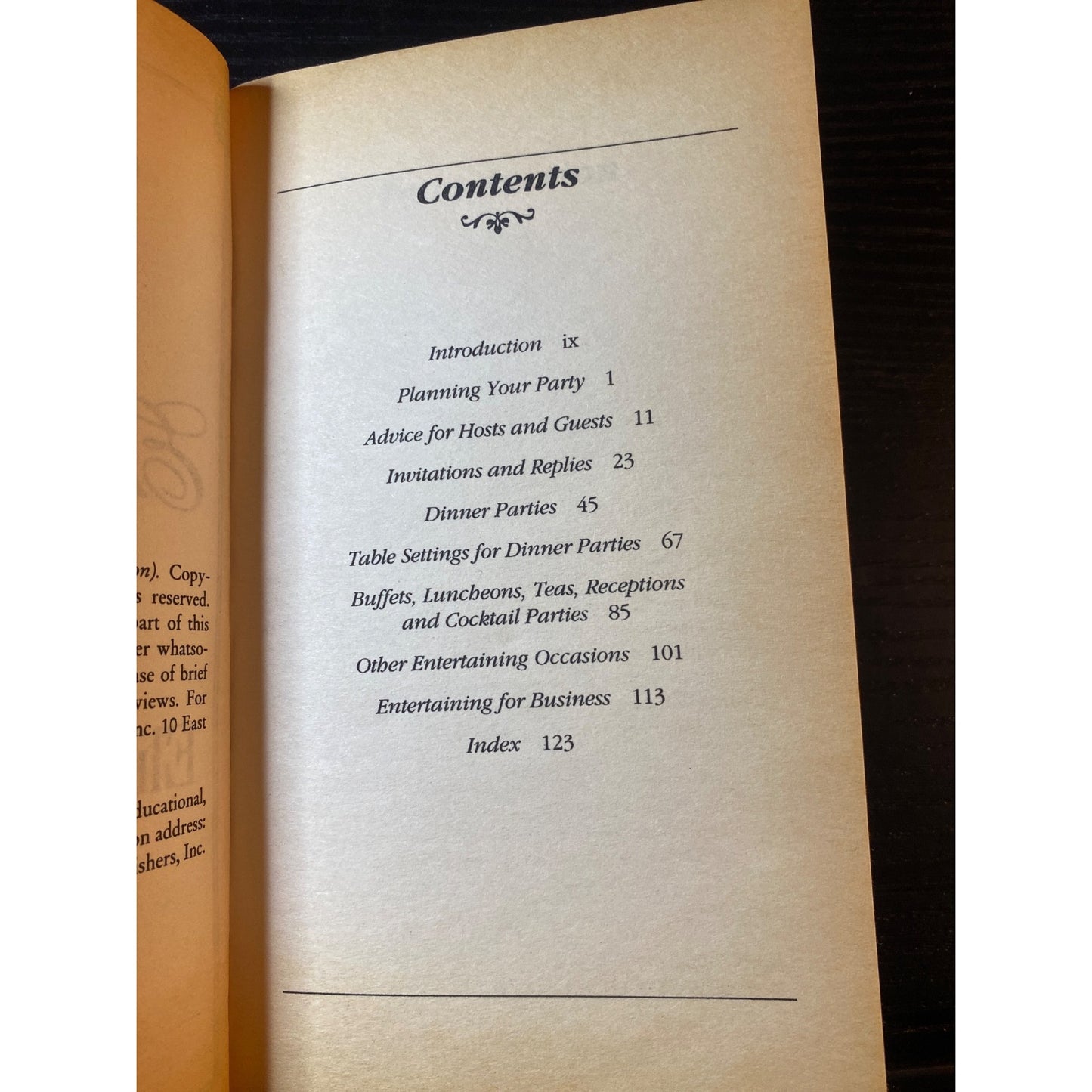 Emily Post On Entertaining Revised Edition By Elizabeth L. Post HarperPerennial 1994 Paperback
