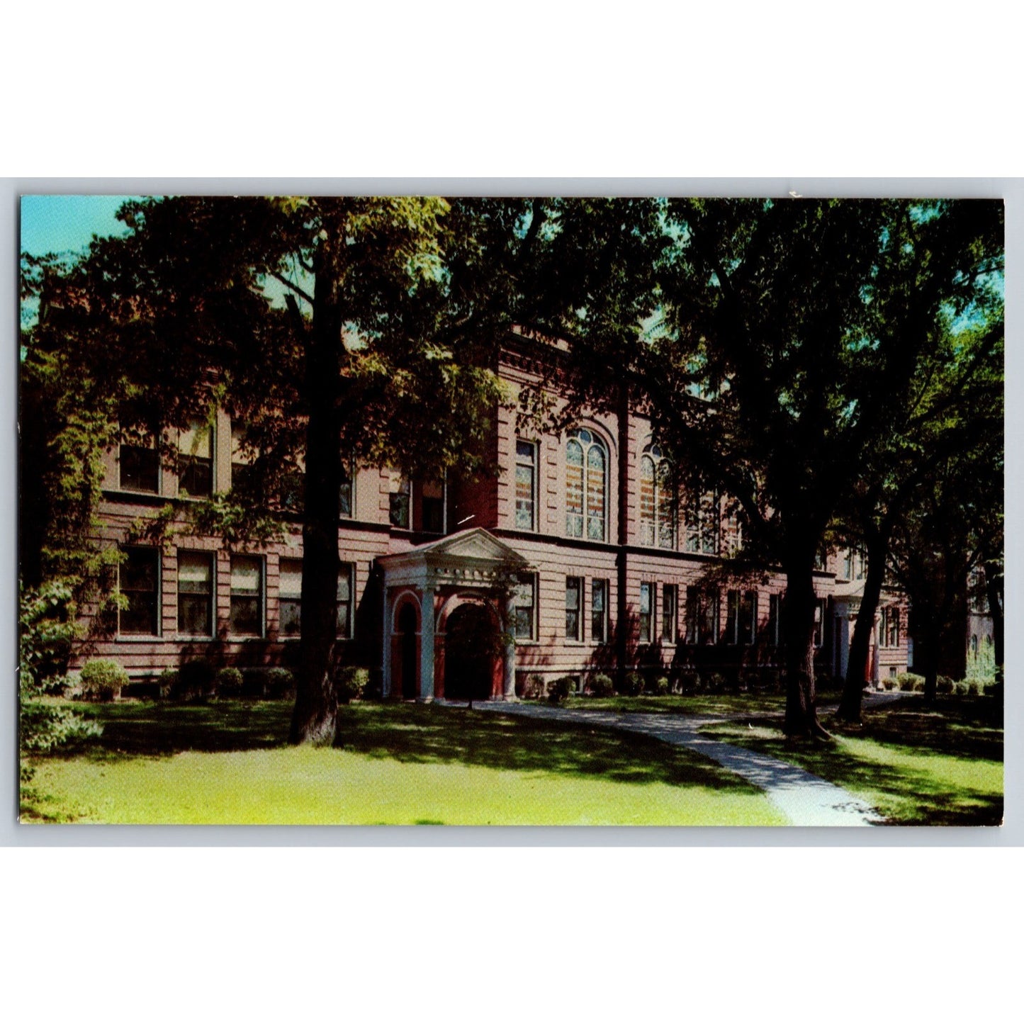 Fort Wayne IN Indiana Technical College Chrome Postcard Unused