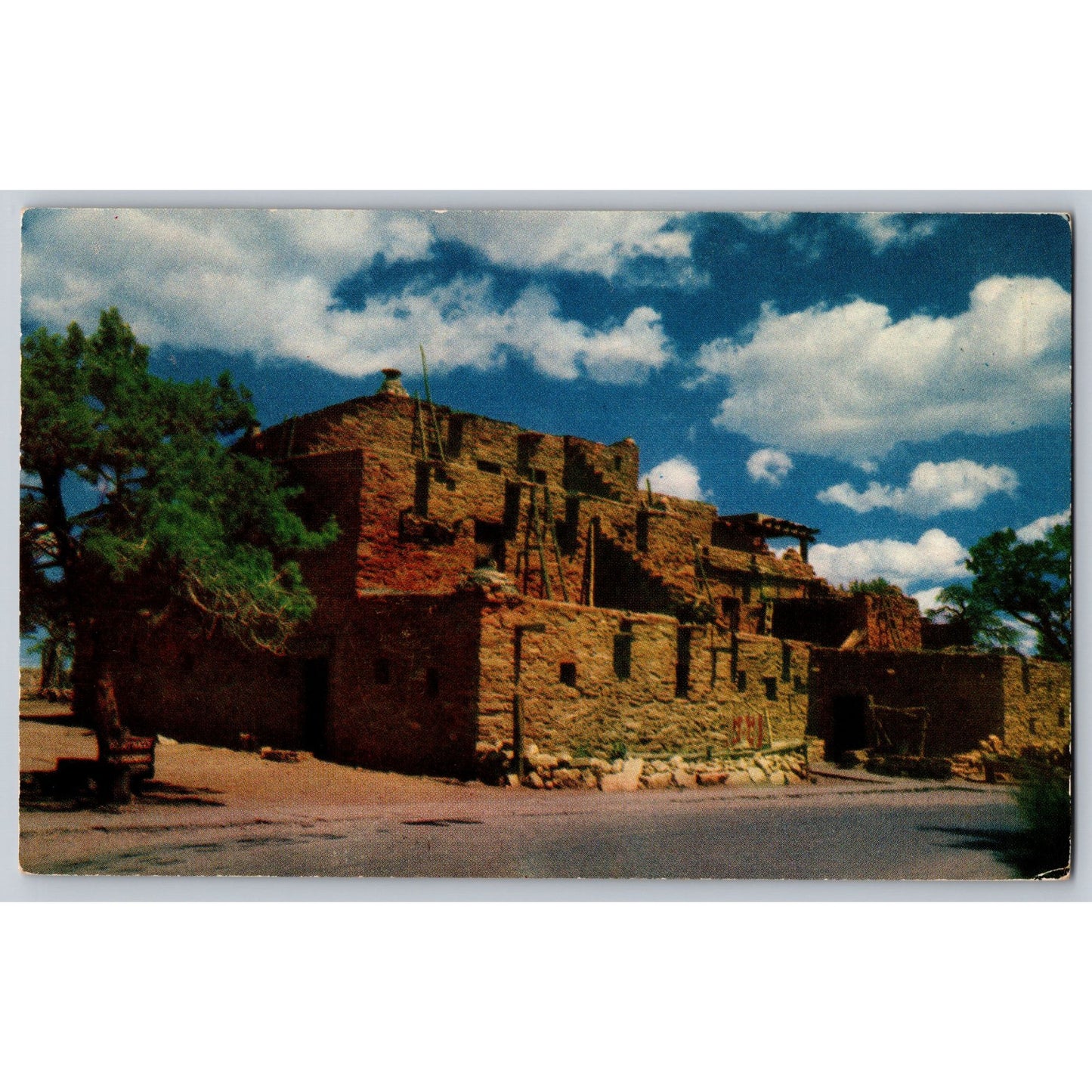 Grand Canyon AZ Arizona Hopi House Fred Harvey Hotel Restaurant Postcard Unused