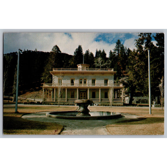 Carson City NV Nevada Bowers Mansion Chrome Postcard Unused Sierra News Co.