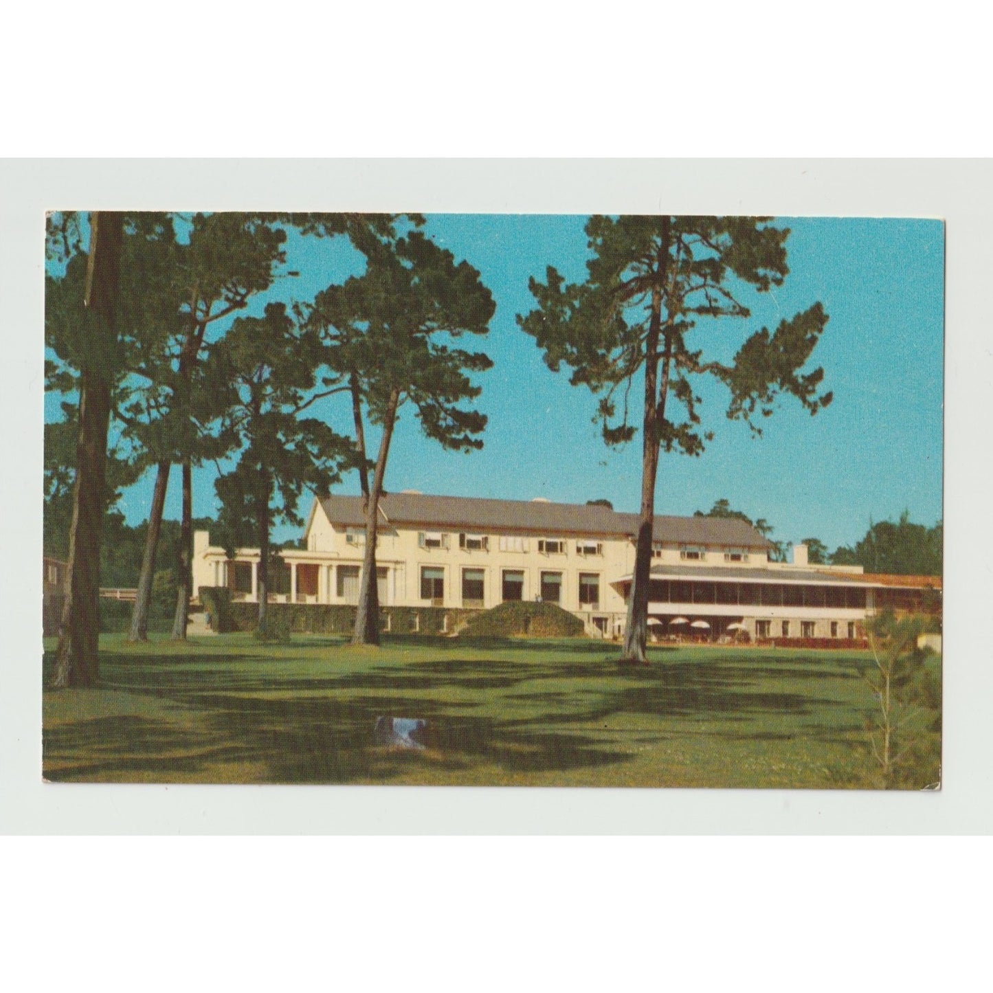 Monterey CA California Del Monte Lodge Chrome Postcard Unused