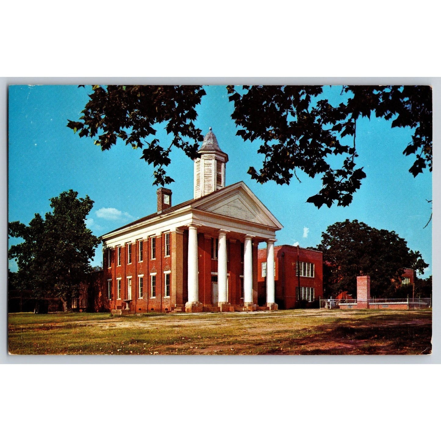 Nacogdoches TX Texas First College in Texas Chrome Postcard Unused