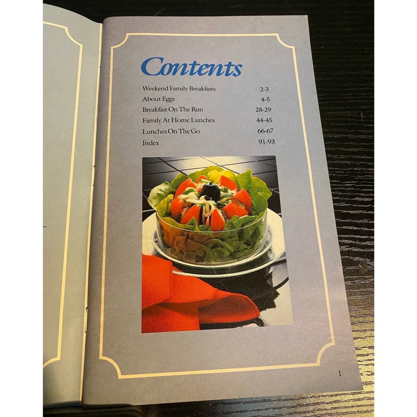 Pillsbury Classic Cookbook Booklet 1985 Family Recipes Breakfasts & Lunches