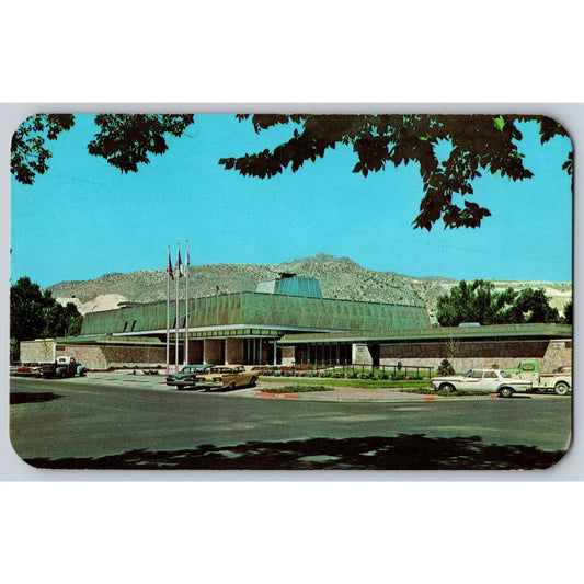 Canon City CO Colorado Fremont County Court House 1950s Chrome Postcard Unused