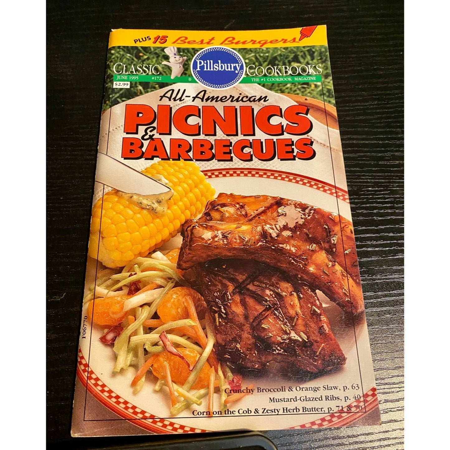 Pillsbury Classic Cookbook 1995 June Booklet All-American Picnics & Barbecues