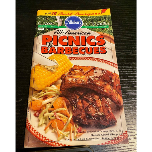 Pillsbury Classic Cookbook 1995 June Booklet All-American Picnics & Barbecues