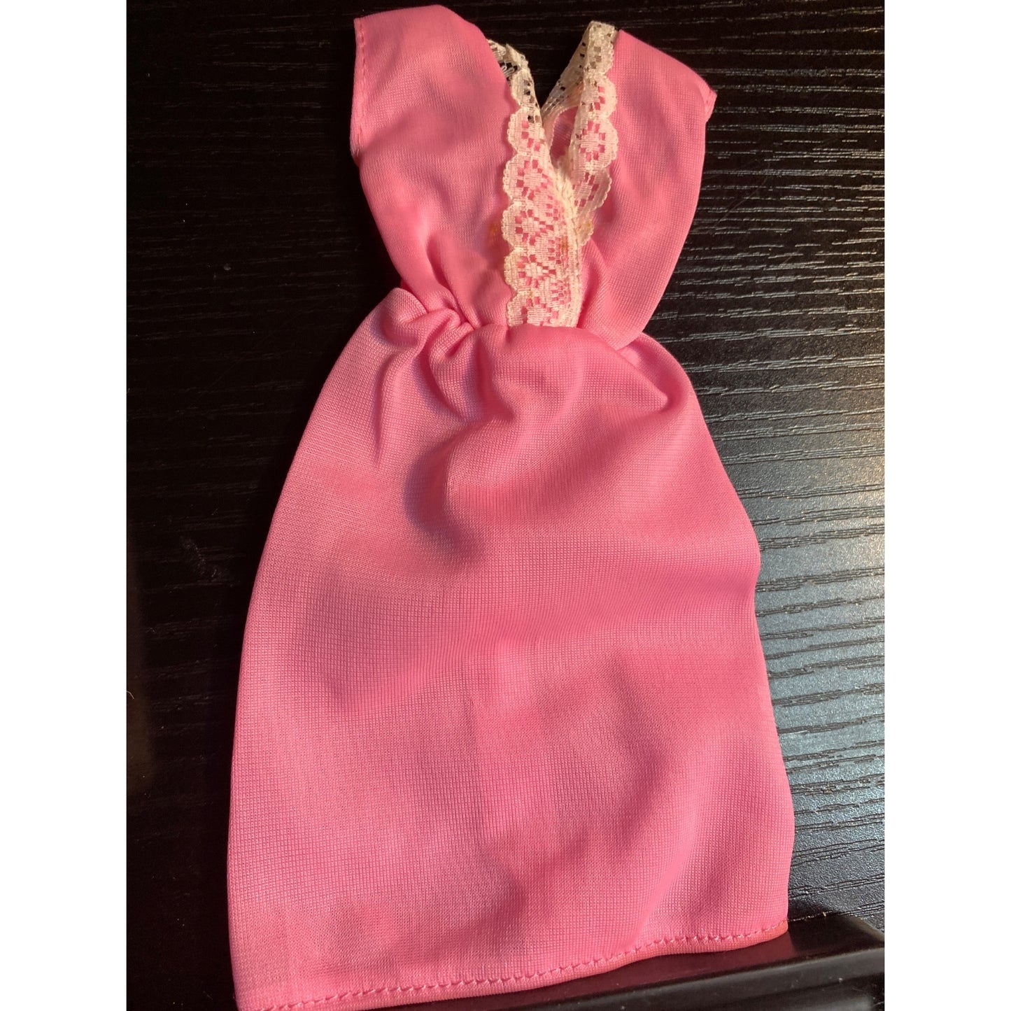 Barbie Fashion Fun Outfit #2091 Pink Dress with White Lace 1985